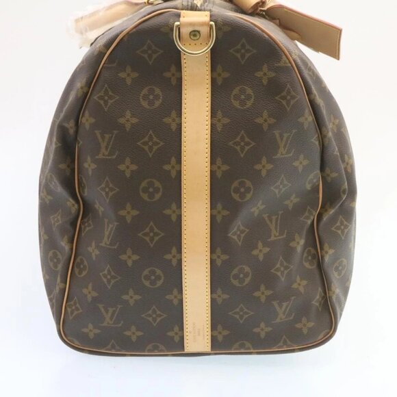 LOUIS VUITTON Monogram Keepall Bandouliere 60 Boston Bag M41412 LV Auth 27538V - Picture 4 of 15